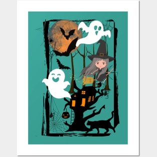 We've managed to add all the Spooky Halloween elements in a fun and playful way! Posters and Art